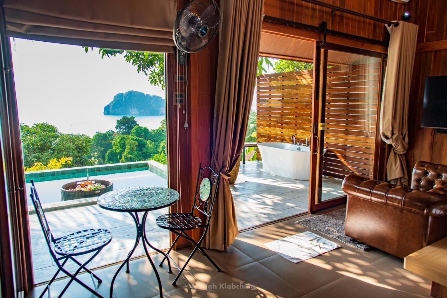 เขาทองพูลวิลล่ากระบี่ Khaotong Pool Villa Krabi Ban Nai Sa Exteriör bild