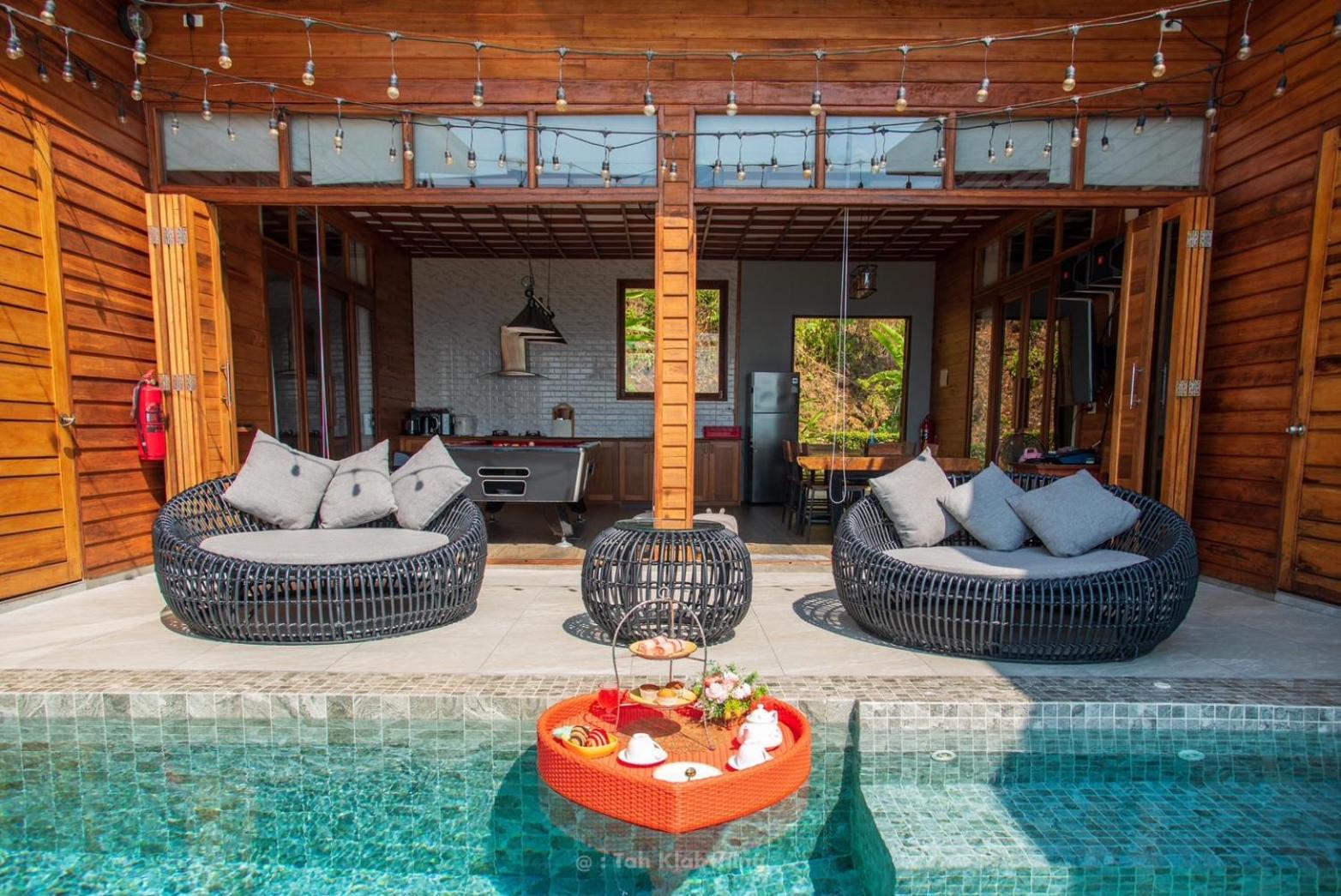 เขาทองพูลวิลล่ากระบี่ Khaotong Pool Villa Krabi Ban Nai Sa Exteriör bild
