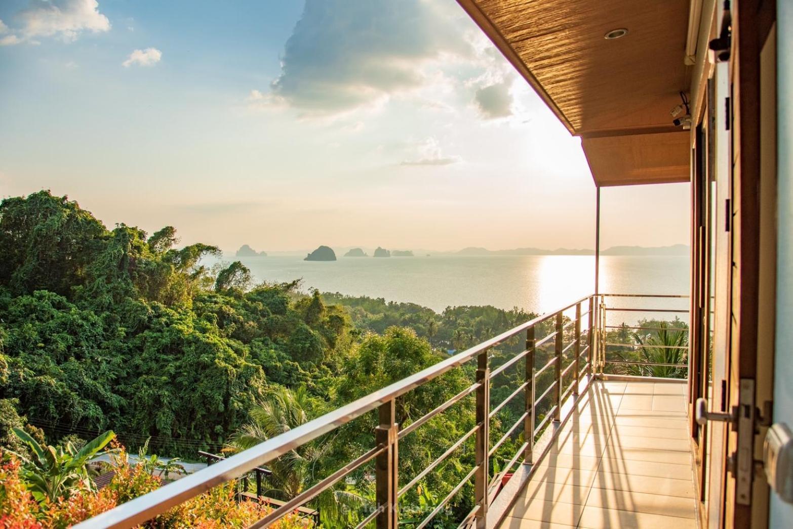 เขาทองพูลวิลล่ากระบี่ Khaotong Pool Villa Krabi Ban Nai Sa Exteriör bild