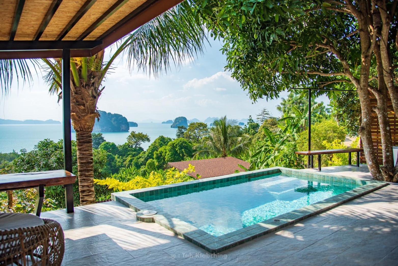เขาทองพูลวิลล่ากระบี่ Khaotong Pool Villa Krabi Ban Nai Sa Exteriör bild