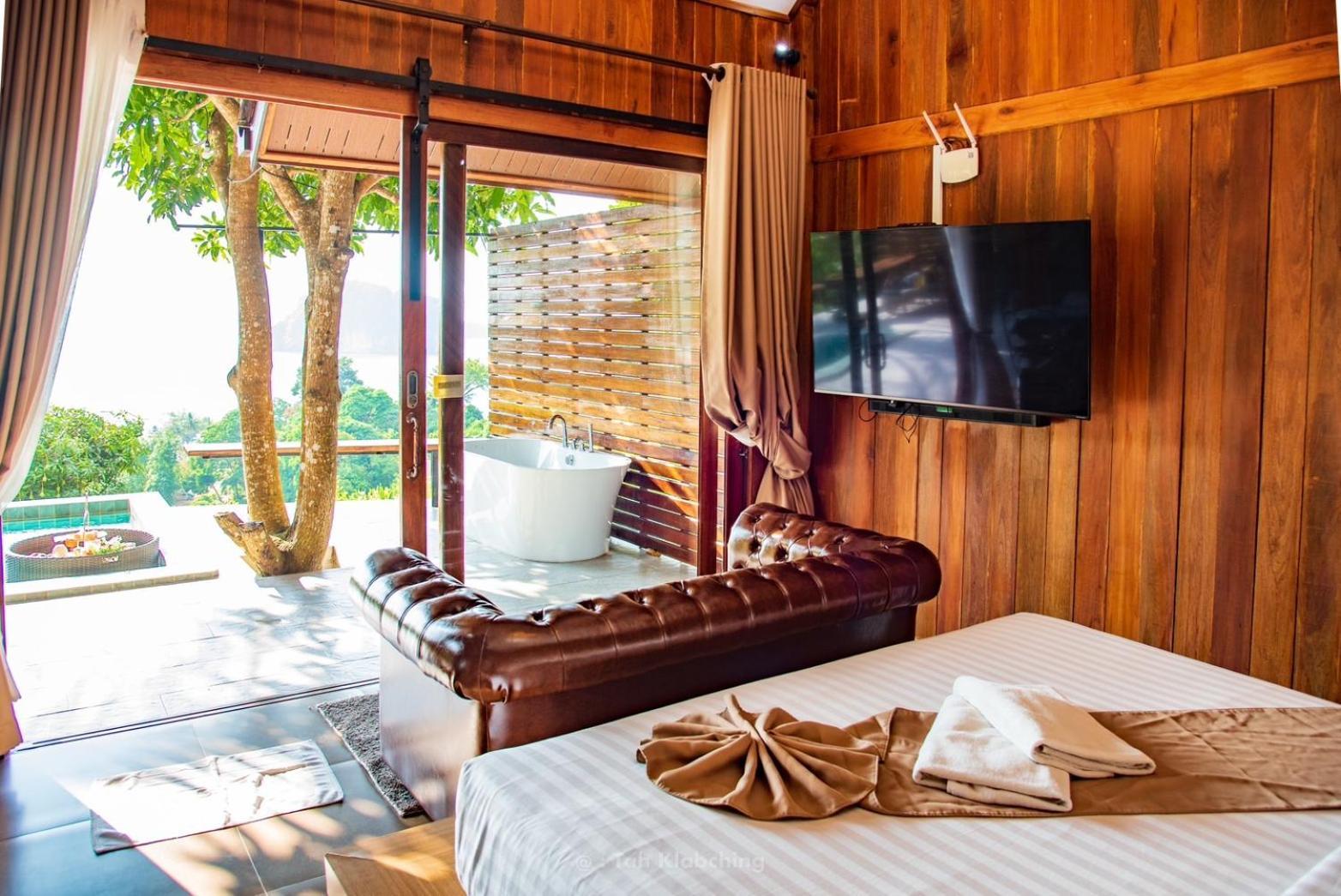 เขาทองพูลวิลล่ากระบี่ Khaotong Pool Villa Krabi Ban Nai Sa Exteriör bild
