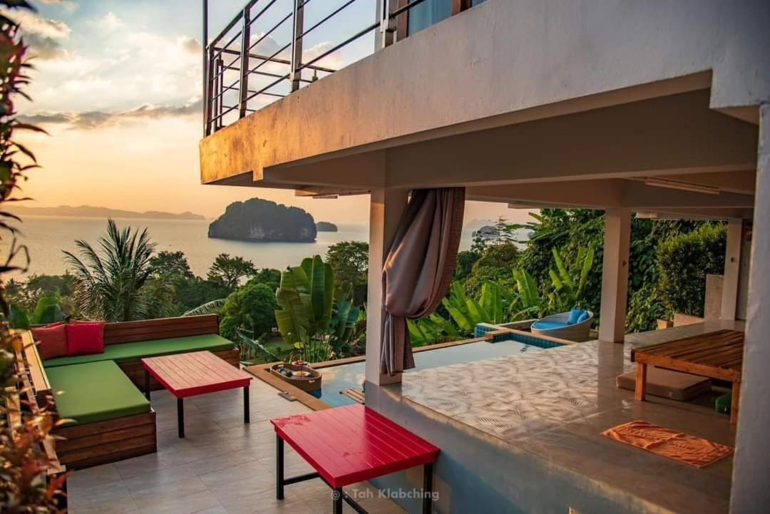 เขาทองพูลวิลล่ากระบี่ Khaotong Pool Villa Krabi Ban Nai Sa Exteriör bild