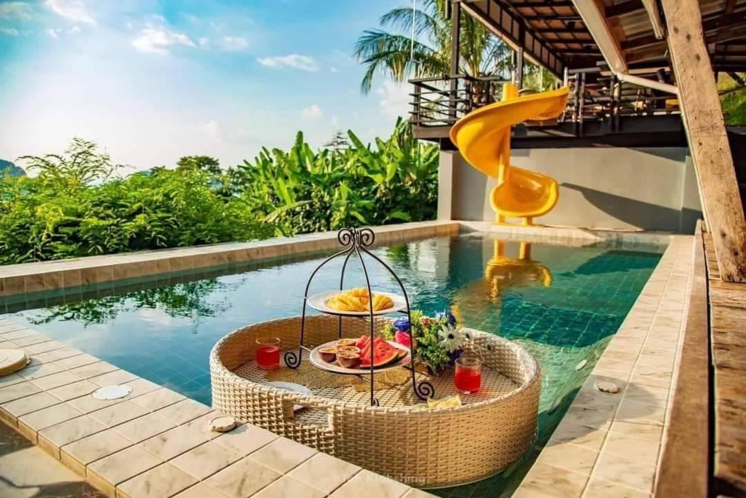 เขาทองพูลวิลล่ากระบี่ Khaotong Pool Villa Krabi Ban Nai Sa Exteriör bild